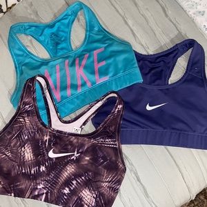 3 Nike Bras